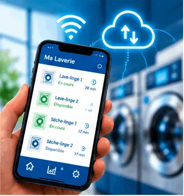 Licence IoT pour le suivi à distance d'une laverie automatique