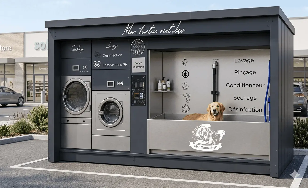 Laverie animalière Mon Toutou Net pour chiens