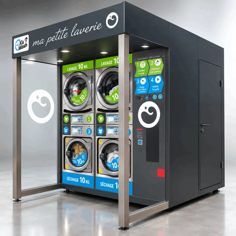 Kiosque laverie automatique N2-V3
